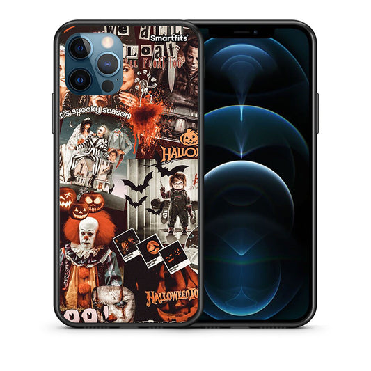 Θήκη iPhone 12 Pro Max Halloween Spooky Season από τη Smartfits με σχέδιο στο πίσω μέρος και μαύρο περίβλημα | iPhone 12 Pro Max Halloween Spooky Season case with colorful back and black bezels