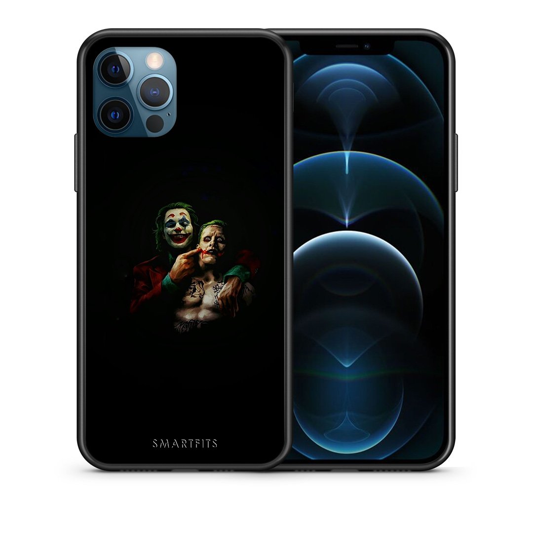 Θήκη iPhone 12 Pro Max Clown Hero από τη Smartfits με σχέδιο στο πίσω μέρος και μαύρο περίβλημα | iPhone 12 Pro Max Clown Hero case with colorful back and black bezels