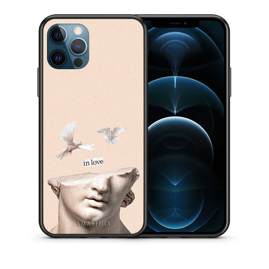 Θήκη iPhone 12 Pro Max In Love από τη Smartfits με σχέδιο στο πίσω μέρος και μαύρο περίβλημα | iPhone 12 Pro Max In Love case with colorful back and black bezels