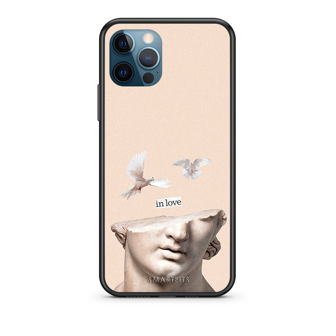 iPhone 12 Pro Max In Love θήκη από τη Smartfits με σχέδιο στο πίσω μέρος και μαύρο περίβλημα | Smartphone case with colorful back and black bezels by Smartfits