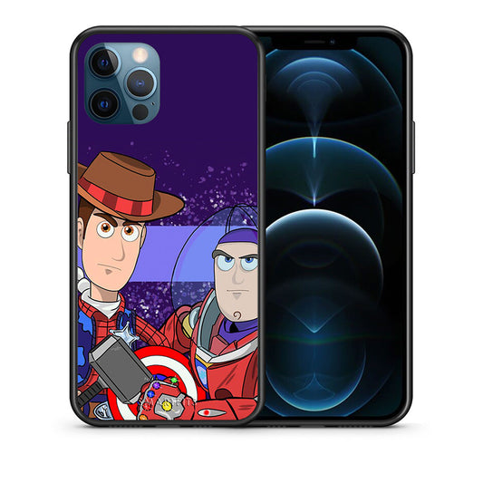 Θήκη iPhone 12 Pro Max Infinity Story από τη Smartfits με σχέδιο στο πίσω μέρος και μαύρο περίβλημα | iPhone 12 Pro Max Infinity Story case with colorful back and black bezels