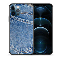Thumbnail for Θήκη iPhone 12 Pro Max Jeans Pocket από τη Smartfits με σχέδιο στο πίσω μέρος και μαύρο περίβλημα | iPhone 12 Pro Max Jeans Pocket case with colorful back and black bezels