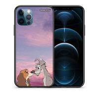 Thumbnail for Θήκη iPhone 12 Pro Max Lady And Tramp από τη Smartfits με σχέδιο στο πίσω μέρος και μαύρο περίβλημα | iPhone 12 Pro Max Lady And Tramp case with colorful back and black bezels