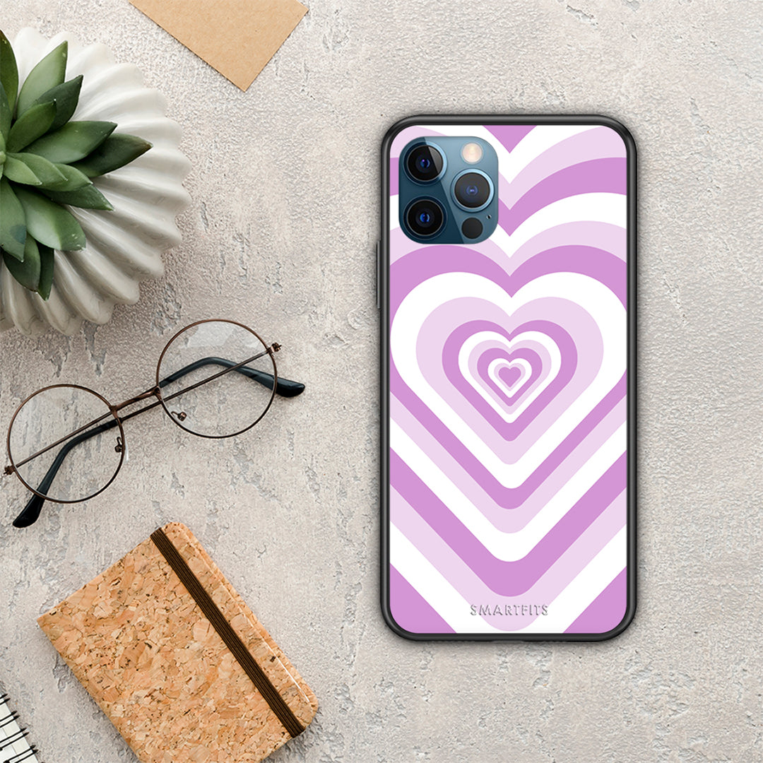 Lilac Hearts - iPhone 12 Pro Max θήκη