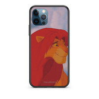 Thumbnail for iPhone 12 Pro Max Lion Love 1 Θήκη Αγίου Βαλεντίνου από τη Smartfits με σχέδιο στο πίσω μέρος και μαύρο περίβλημα | Smartphone case with colorful back and black bezels by Smartfits