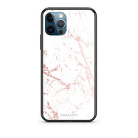 Thumbnail for 116 - iPhone 12 Pro Max  Pink Splash Marble case, cover, bumper
