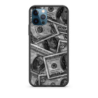 Thumbnail for iPhone 12 Pro Max Money Dollars θήκη από τη Smartfits με σχέδιο στο πίσω μέρος και μαύρο περίβλημα | Smartphone case with colorful back and black bezels by Smartfits
