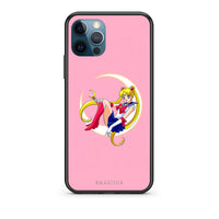 Thumbnail for iPhone 12 Pro Max Moon Girl θήκη από τη Smartfits με σχέδιο στο πίσω μέρος και μαύρο περίβλημα | Smartphone case with colorful back and black bezels by Smartfits