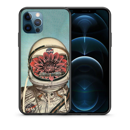 Θήκη iPhone 12 Pro Max Nasa Bloom από τη Smartfits με σχέδιο στο πίσω μέρος και μαύρο περίβλημα | iPhone 12 Pro Max Nasa Bloom case with colorful back and black bezels