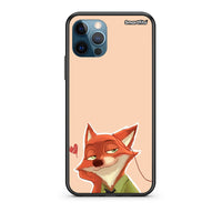 Thumbnail for iPhone 12 Pro Max Nick Wilde And Judy Hopps Love 1 Θήκη από τη Smartfits με σχέδιο στο πίσω μέρος και μαύρο περίβλημα | Smartphone case with colorful back and black bezels by Smartfits