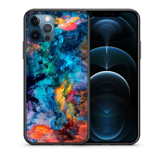 Θήκη iPhone 12 Pro Max Crayola Paint από τη Smartfits με σχέδιο στο πίσω μέρος και μαύρο περίβλημα | iPhone 12 Pro Max Crayola Paint case with colorful back and black bezels