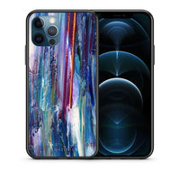 Thumbnail for Θήκη iPhone 12 Pro Max Winter Paint από τη Smartfits με σχέδιο στο πίσω μέρος και μαύρο περίβλημα | iPhone 12 Pro Max Winter Paint case with colorful back and black bezels