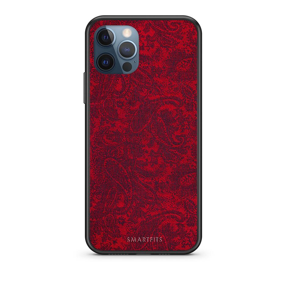 iPhone 12 Pro Max Paisley Cashmere θήκη από τη Smartfits με σχέδιο στο πίσω μέρος και μαύρο περίβλημα | Smartphone case with colorful back and black bezels by Smartfits