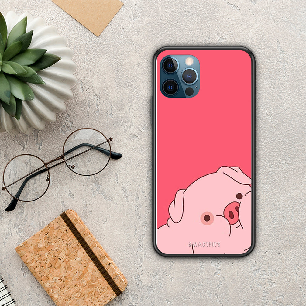 Pig Love 1 - iPhone 12 Pro Max θήκη