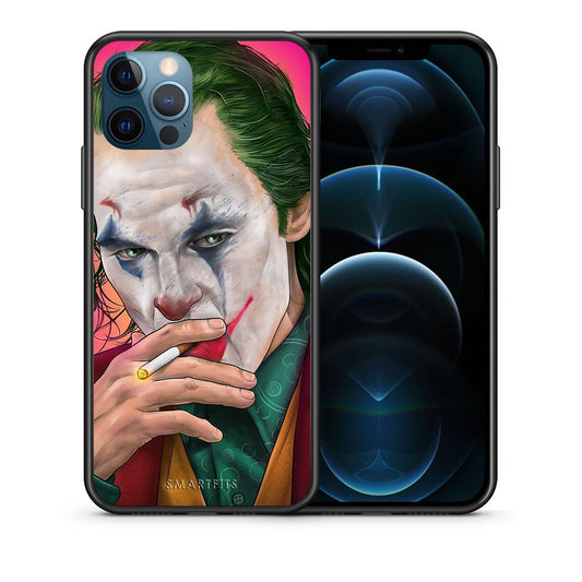 Θήκη iPhone 12 Pro Max JokesOnU PopArt από τη Smartfits με σχέδιο στο πίσω μέρος και μαύρο περίβλημα | iPhone 12 Pro Max JokesOnU PopArt case with colorful back and black bezels