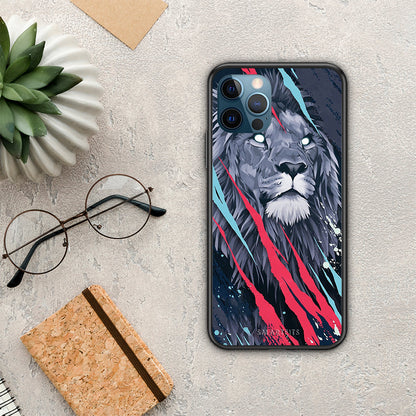 PopArt Lion Designer - iPhone 12 Pro Max θήκη