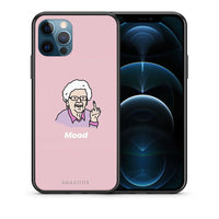 Thumbnail for Θήκη iPhone 12 Pro Max Mood PopArt από τη Smartfits με σχέδιο στο πίσω μέρος και μαύρο περίβλημα | iPhone 12 Pro Max Mood PopArt case with colorful back and black bezels