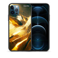 Thumbnail for Θήκη iPhone 12 Pro Max Real Gold από τη Smartfits με σχέδιο στο πίσω μέρος και μαύρο περίβλημα | iPhone 12 Pro Max Real Gold case with colorful back and black bezels
