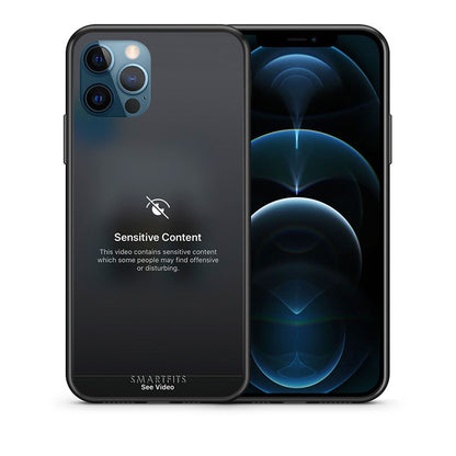 Θήκη iPhone 12 Pro Max Sensitive Content από τη Smartfits με σχέδιο στο πίσω μέρος και μαύρο περίβλημα | iPhone 12 Pro Max Sensitive Content case with colorful back and black bezels