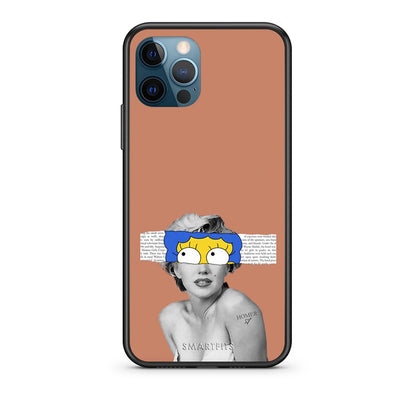 iPhone 12 Pro Max Sim Merilyn θήκη από τη Smartfits με σχέδιο στο πίσω μέρος και μαύρο περίβλημα | Smartphone case with colorful back and black bezels by Smartfits