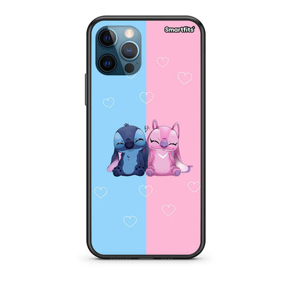 iPhone 12 Pro Max Stitch And Angel Θήκη από τη Smartfits με σχέδιο στο πίσω μέρος και μαύρο περίβλημα | Smartphone case with colorful back and black bezels by Smartfits