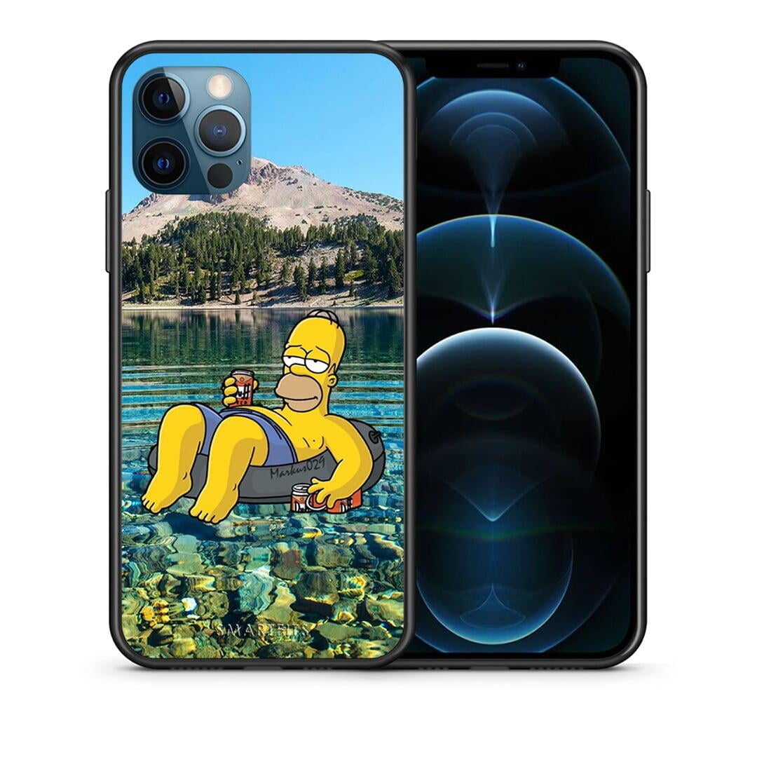 Θήκη iPhone 12 Pro Max Summer Happiness από τη Smartfits με σχέδιο στο πίσω μέρος και μαύρο περίβλημα | iPhone 12 Pro Max Summer Happiness case with colorful back and black bezels