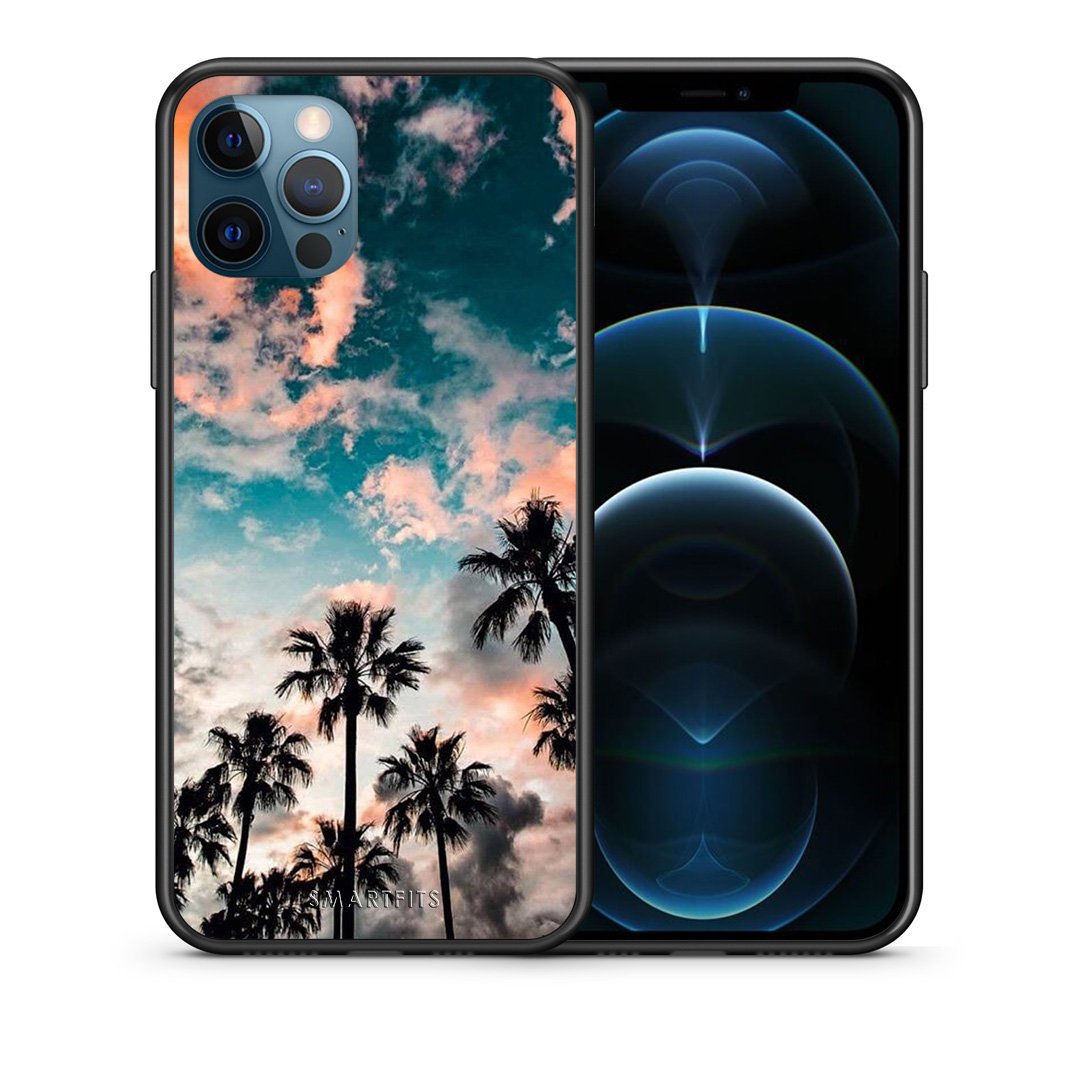 Θήκη iPhone 12 Pro Max Sky Summer από τη Smartfits με σχέδιο στο πίσω μέρος και μαύρο περίβλημα | iPhone 12 Pro Max Sky Summer case with colorful back and black bezels