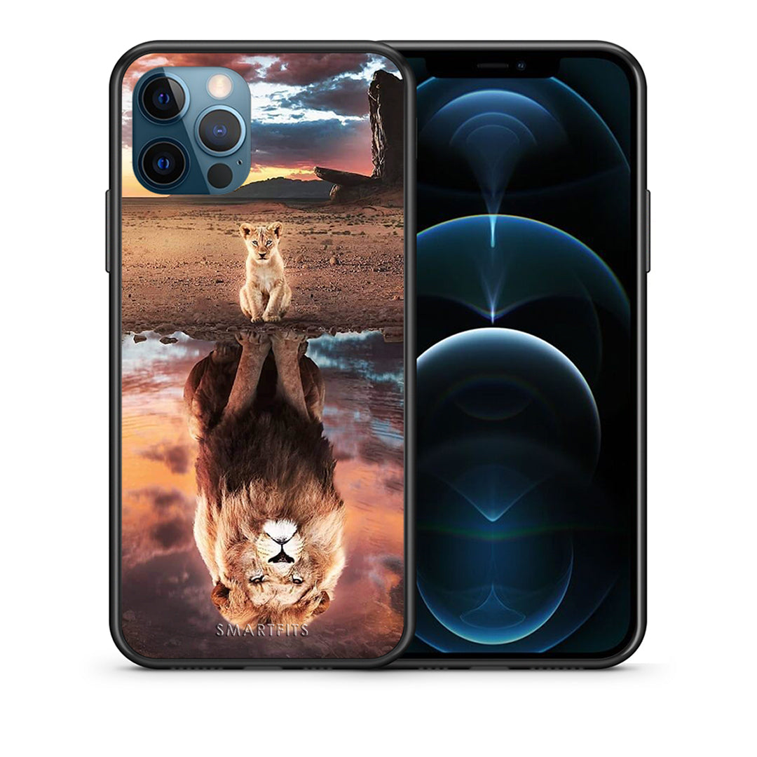 Θήκη Αγίου Βαλεντίνου iPhone 12 Pro Max Sunset Dreams από τη Smartfits με σχέδιο στο πίσω μέρος και μαύρο περίβλημα | iPhone 12 Pro Max Sunset Dreams case with colorful back and black bezels