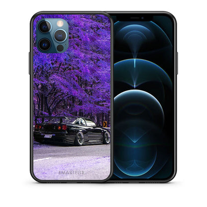 Θήκη Αγίου Βαλεντίνου iPhone 12 Pro Max Super Car από τη Smartfits με σχέδιο στο πίσω μέρος και μαύρο περίβλημα | iPhone 12 Pro Max Super Car case with colorful back and black bezels
