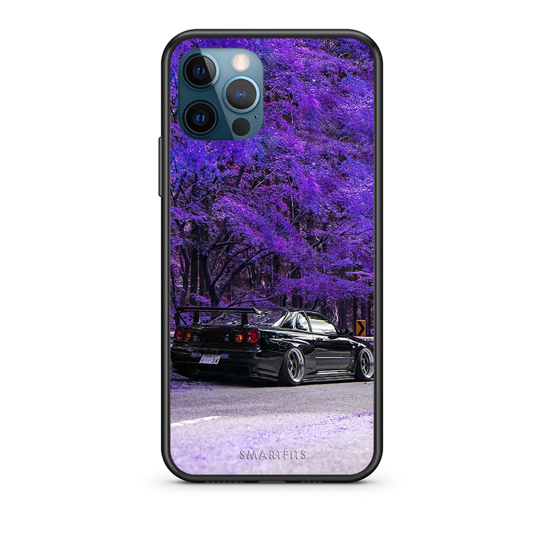 iPhone 12 Pro Max Super Car Θήκη Αγίου Βαλεντίνου από τη Smartfits με σχέδιο στο πίσω μέρος και μαύρο περίβλημα | Smartphone case with colorful back and black bezels by Smartfits