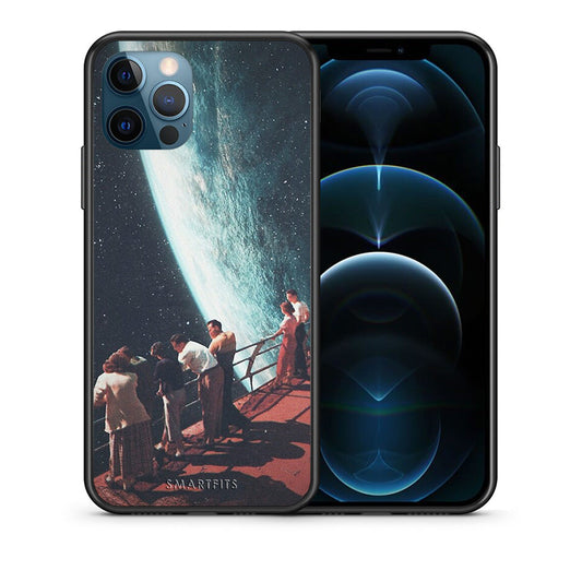 Θήκη iPhone 12 Pro Max Surreal View από τη Smartfits με σχέδιο στο πίσω μέρος και μαύρο περίβλημα | iPhone 12 Pro Max Surreal View case with colorful back and black bezels