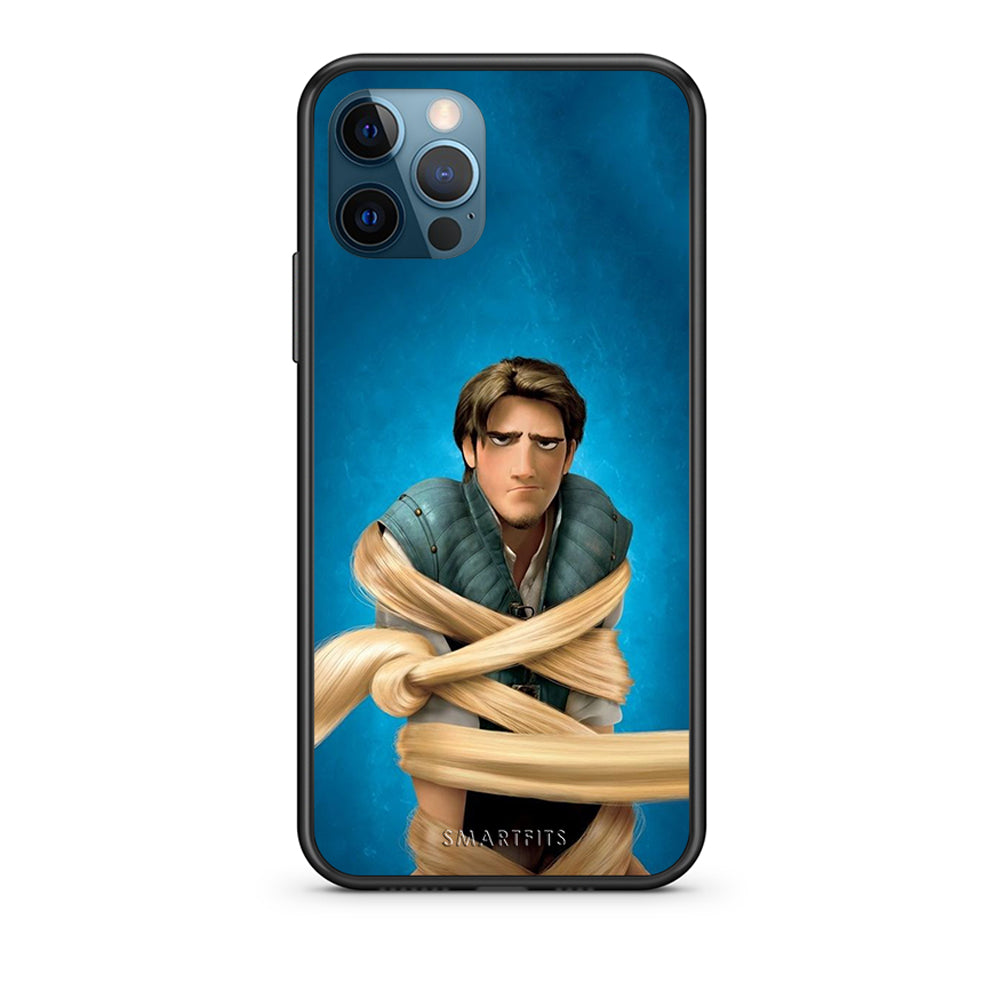 iPhone 12 Pro Max Tangled 1 Θήκη Αγίου Βαλεντίνου από τη Smartfits με σχέδιο στο πίσω μέρος και μαύρο περίβλημα | Smartphone case with colorful back and black bezels by Smartfits