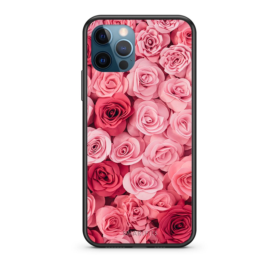 4 - iPhone 12 Pro Max RoseGarden Valentine case, cover, bumper