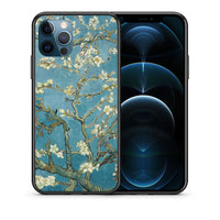Thumbnail for Θήκη iPhone 12 Pro Max White Blossoms από τη Smartfits με σχέδιο στο πίσω μέρος και μαύρο περίβλημα | iPhone 12 Pro Max White Blossoms case with colorful back and black bezels
