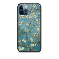 Thumbnail for iPhone 12 Pro Max White Blossoms θήκη από τη Smartfits με σχέδιο στο πίσω μέρος και μαύρο περίβλημα | Smartphone case with colorful back and black bezels by Smartfits