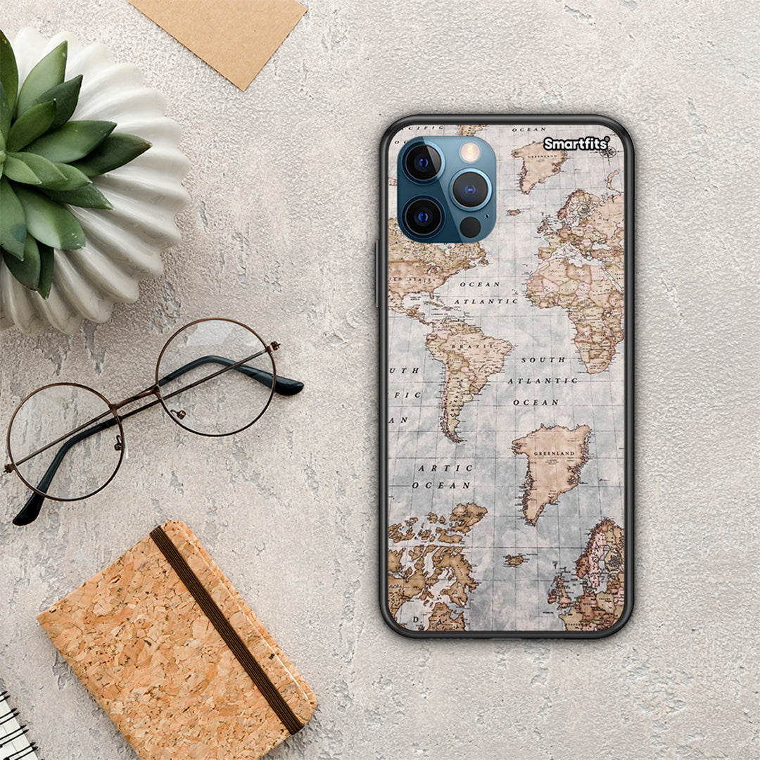 World Map - iPhone 12 Pro Max θήκη