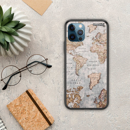 World Map - iPhone 12 Pro Max θήκη