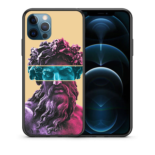 Θήκη Αγίου Βαλεντίνου iPhone 12 Pro Max Zeus Art από τη Smartfits με σχέδιο στο πίσω μέρος και μαύρο περίβλημα | iPhone 12 Pro Max Zeus Art case with colorful back and black bezels