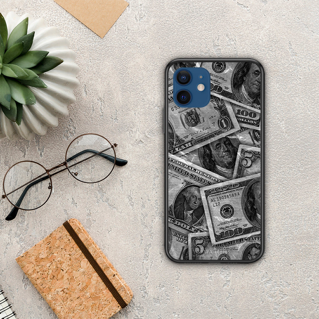 Money Dollars - iPhone 12 θήκη