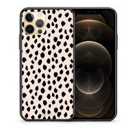 Thumbnail for Θήκη iPhone 12 New Polka Dots από τη Smartfits με σχέδιο στο πίσω μέρος και μαύρο περίβλημα | iPhone 12 New Polka Dots case with colorful back and black bezels