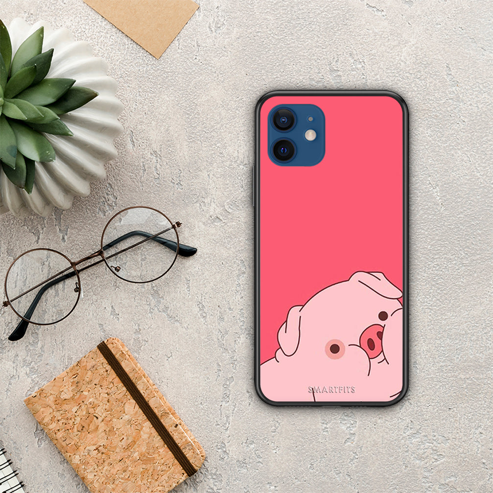 Pig Love 1 - iPhone 12 Pro θήκη