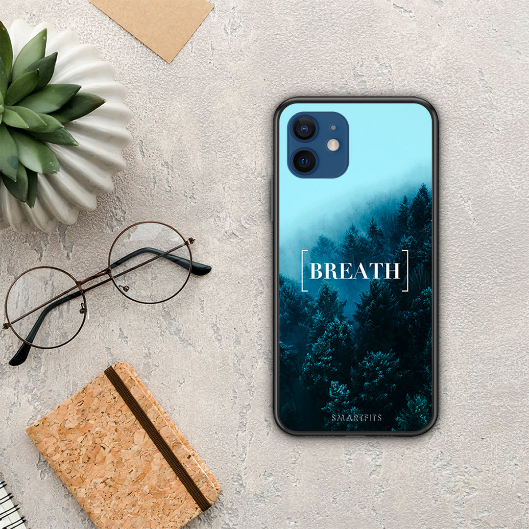 Quote Breath - iPhone 12 θήκη