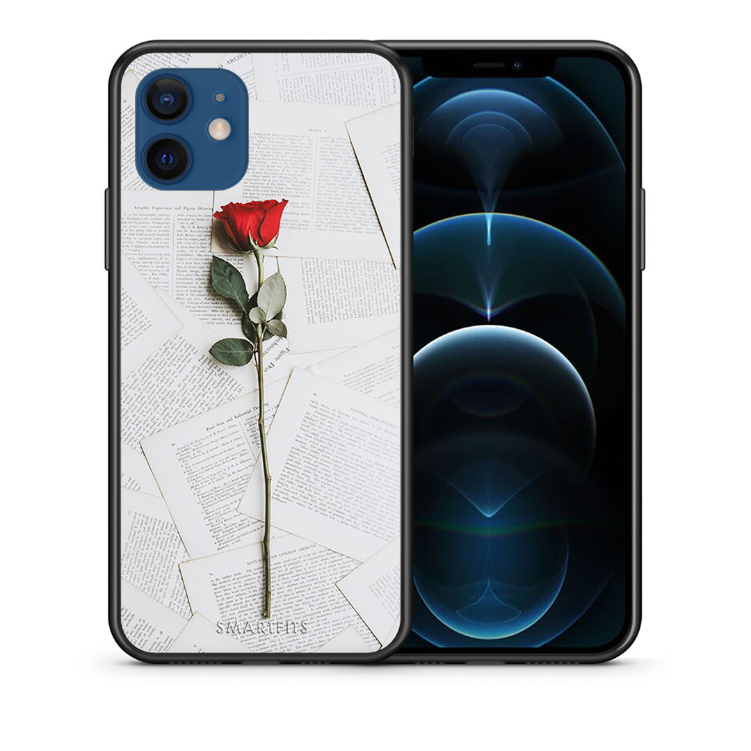 Red Rose - iPhone 12 θήκη