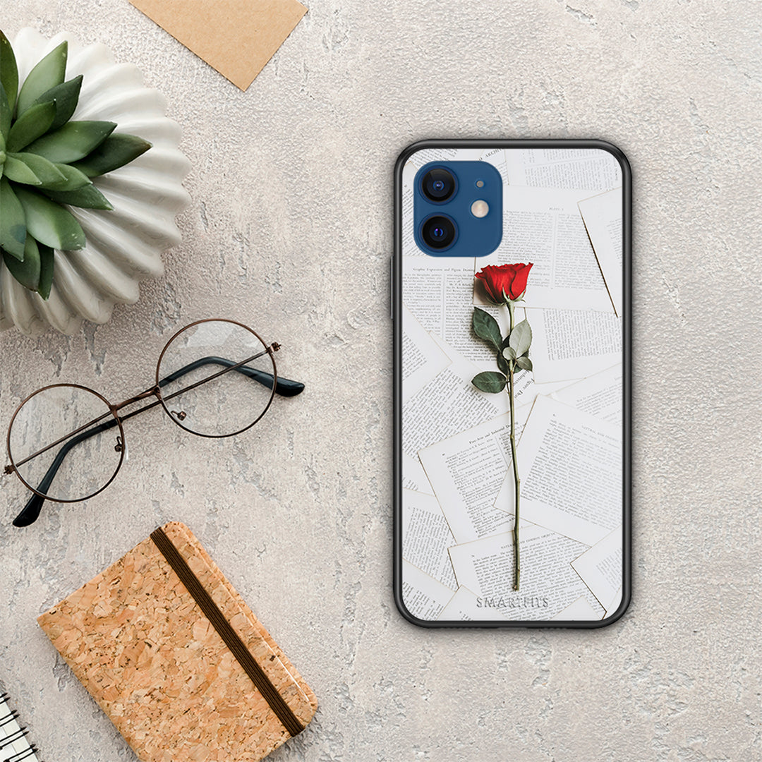 Red Rose - iPhone 12 θήκη