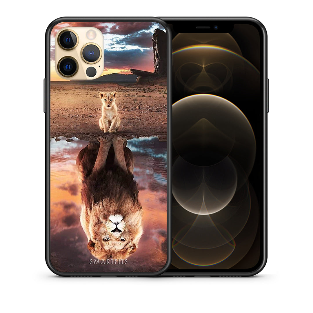 Θήκη Αγίου Βαλεντίνου iPhone 12 Pro Sunset Dreams από τη Smartfits με σχέδιο στο πίσω μέρος και μαύρο περίβλημα | iPhone 12 Pro Sunset Dreams case with colorful back and black bezels