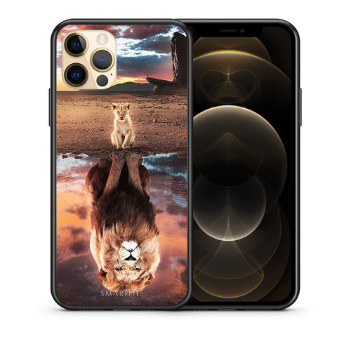 Θήκη Αγίου Βαλεντίνου iPhone 12 Pro Sunset Dreams από τη Smartfits με σχέδιο στο πίσω μέρος και μαύρο περίβλημα | iPhone 12 Pro Sunset Dreams case with colorful back and black bezels