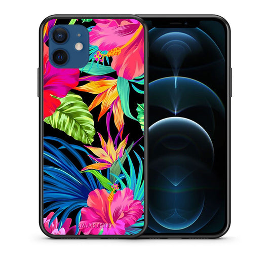 Tropical Flowers - iPhone 12 Pro θήκη
