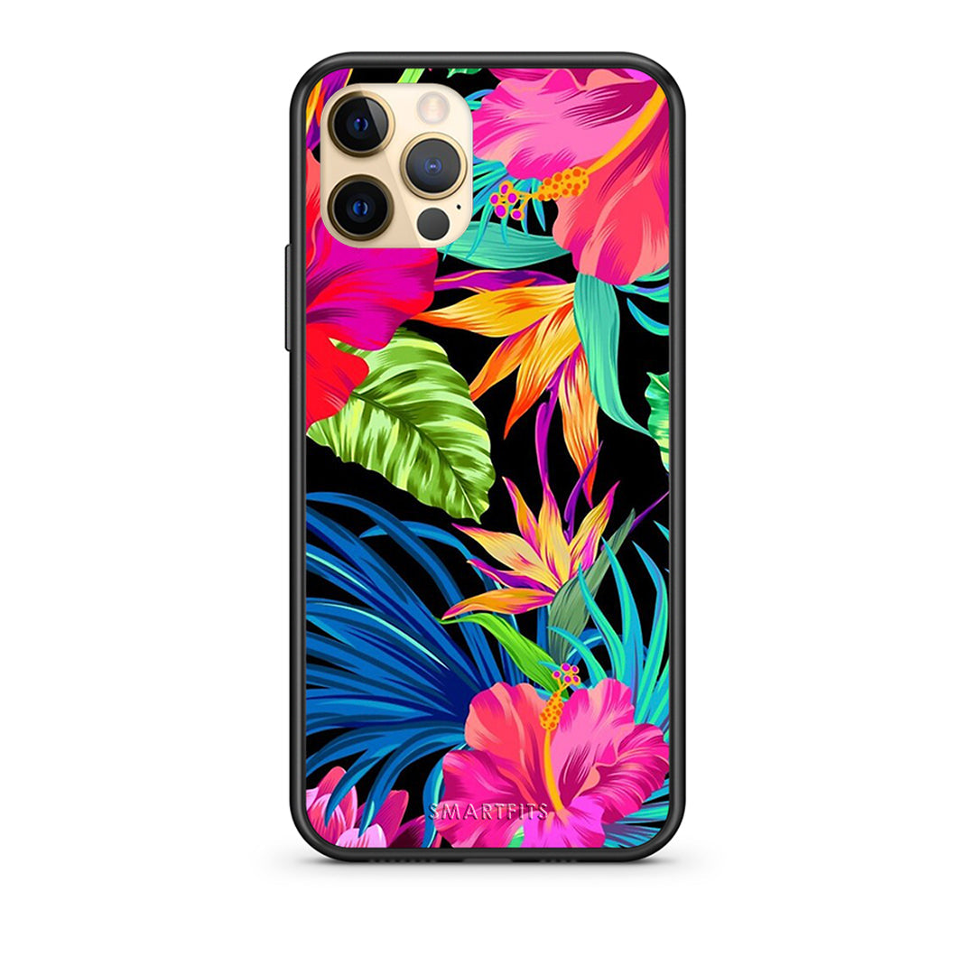 Tropical Flowers - iPhone 12 Pro θήκη