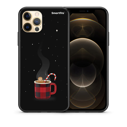 Θήκη iPhone 12 Pro Max Xmas Bathing από τη Smartfits με σχέδιο στο πίσω μέρος και μαύρο περίβλημα | iPhone 12 Pro Max Xmas Bathing case with colorful back and black bezels