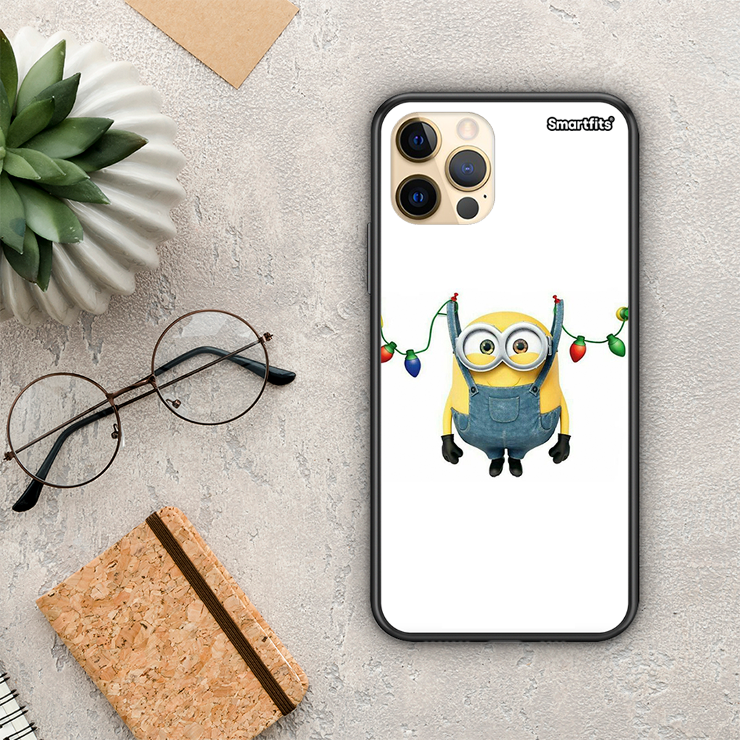 Xmas Minion Lights - iPhone 12 θήκη